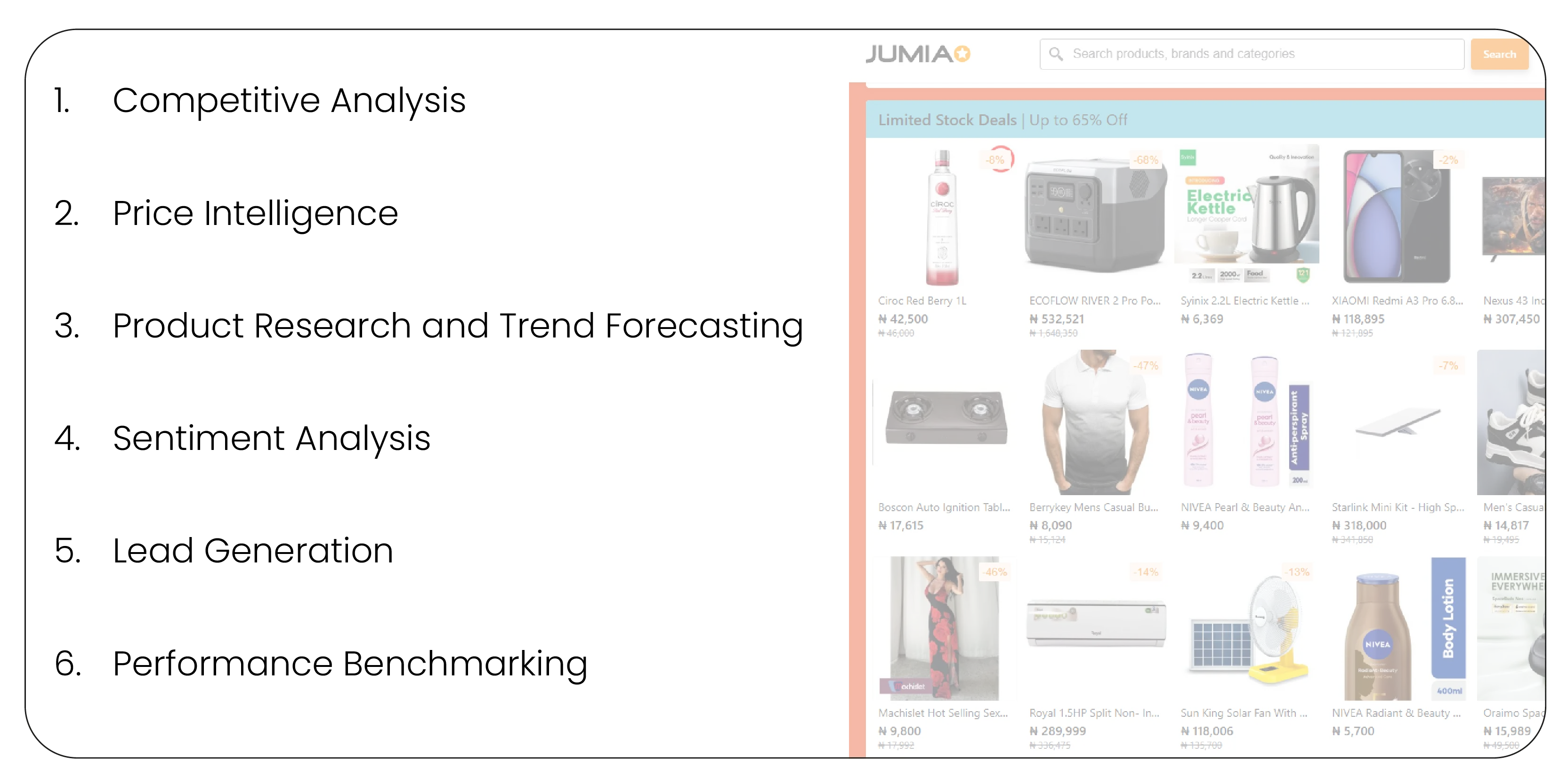 Key Purposes of Scraping Product Data from Jumia